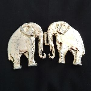 Vintage Metal Hook-clasp Belt Buckle